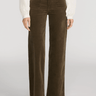 Frame Le Slim Palazzo Modernist Pocket Corduroy in Rich Military