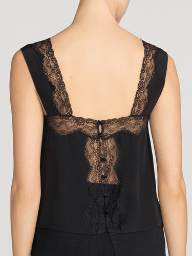 Frame The Chandelier Cami in Black