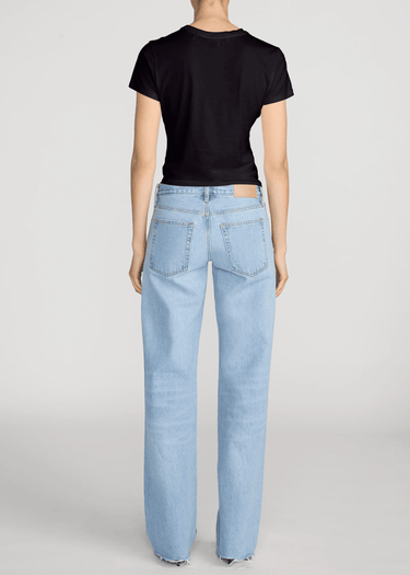 Frame The Gray in Dodger Offset Hem