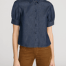 Frame The Poise Top in Rinse