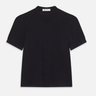Frame The Silk Gathered Top in Navy - Estilo Boutique