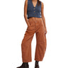 Free People We The Free Good Luck Mid - Rise Cord Barrel Jeans - Estilo Boutique