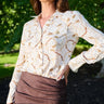 Generation Love Allure Chain Georgette Shirt in Chain Tassel