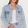 Generation Love Delan Embellished Denim Jacket