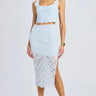 Generation Love Henrietta Sequin Lace Top in Opal - Estilo Boutique