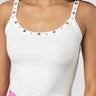 Generation Love Iris Grommet Tank Top in White