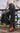 Generation Love Keiko Vegan Leather Pants in Black