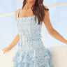 Generation Love Lisette 3D Lace Dress in Blue Breeze - Estilo Boutique