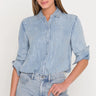Generation Love Marcello Embellished Denim Shirt