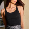 Generation Love Maribel Crystal Top in Black