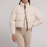 Generation Love Rhoda Tweed Puffer in White - Estilo Boutique