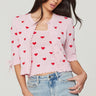 Generation Love Tess Hearts Intarsia Cardigan
