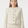Gilner Farrar Livvy Jacket in Cream Tweed - Estilo Boutique