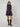 Gilner Farrar Sana Dress in Dark Blue Denim