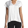 Go Silk Go Anytime Tee in White - Estilo Boutique