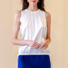 Go Silk Go Draw Me in Top in White - Estilo Boutique