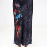 Go Silk Go Long For It Skirt Placed in Black Floral - Estilo Boutique