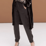 Go Silk Go Luxe Cargo Hold Pant in Espresso - Estilo Boutique