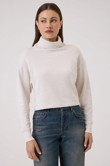 Goldie Tee Endless Weekend Pullover in White Sand
