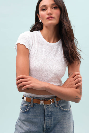 Goldie Tee Love Story Tee in White