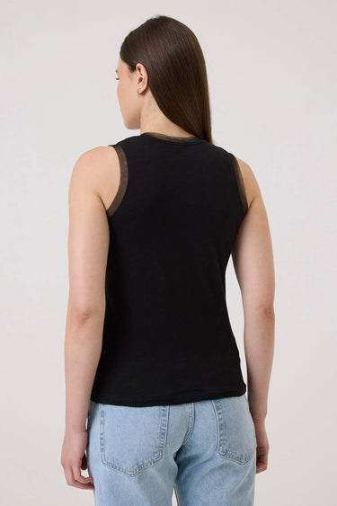 Goldie Tees Celine Shell in Black
