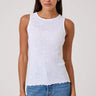 Goldie Tees Love Story Shell in White