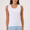 Goldie Tees Madelyn Tank in White