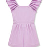Habitual Girl Flutter Sleeve Romper in Lilac - Estilo Boutique