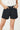 Hayden Girl Distressed Washed Color Denim Shorts in Black