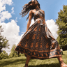 Hunter Bell Bellamy Dress in Glen Paisley