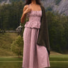 Hunter Bell Betsy Dress in Cotswold Check Rust
