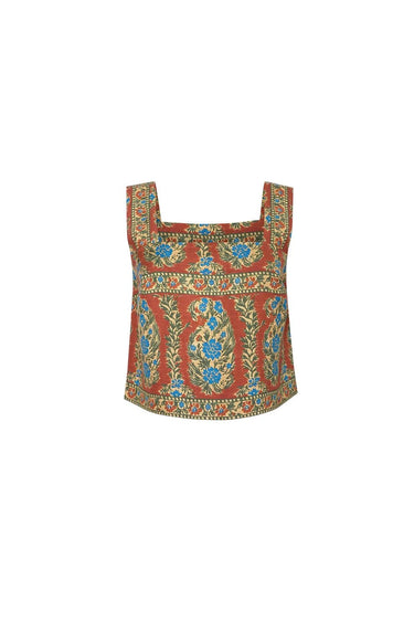 Hunter Bell Corby Top in Amber Glen Brown