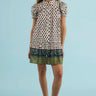 Hunter Bell Drifter Mini Dress in Thistle Vine Cream