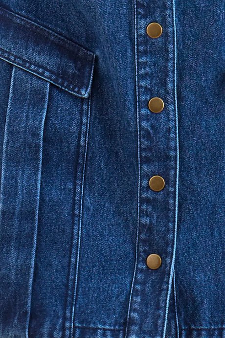 hunter bell denim dress Vintage Denim Sedona Dress