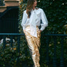 Hunter Bell Haskell Pant in Cracked Gold - Estilo Boutique