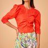Hunter Bell Jaqueline Top in Red Orange - Estilo Boutique