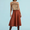 Hunter Bell Joan Skirt in Rust