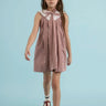Hunter Bell Kids Marianne Dress in Cotswold Check Rust