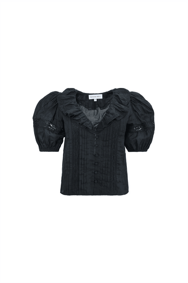 Hunter Bell Mare Top in Onyx