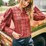 Hunter Bell Natalie Top in Terracotta