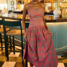 Hunter Bell Newberry Dress in Day Glow Check