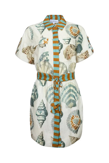 Hunter Bell Nicole Dress in Shell Print