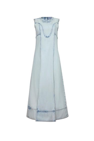 Hunter Bell Sedona Dress in Washed Blue