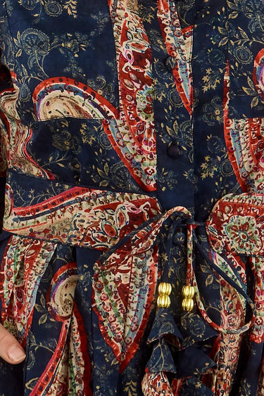 Hunter Bell Tenley Dress in Twilight Paisley