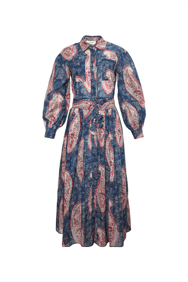 Hunter Bell Tenley Dress in Twilight Paisley