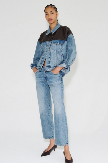 Pistola Issa Mid Rise Relaxed Ankle Straight in Metropolis