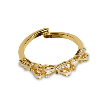Iscream Beautiful Bows Ring Necklace Set