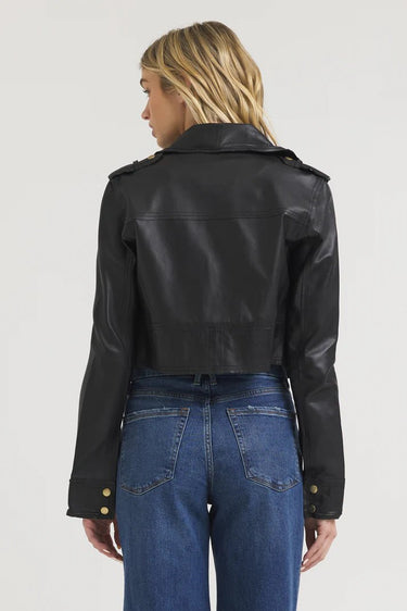 Jakett Erin Burnished Leather in Black Gold