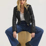 Jakett Erin Burnished Leather in Black Gold