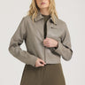 Jakett Moira Patina Leather in Taupe
